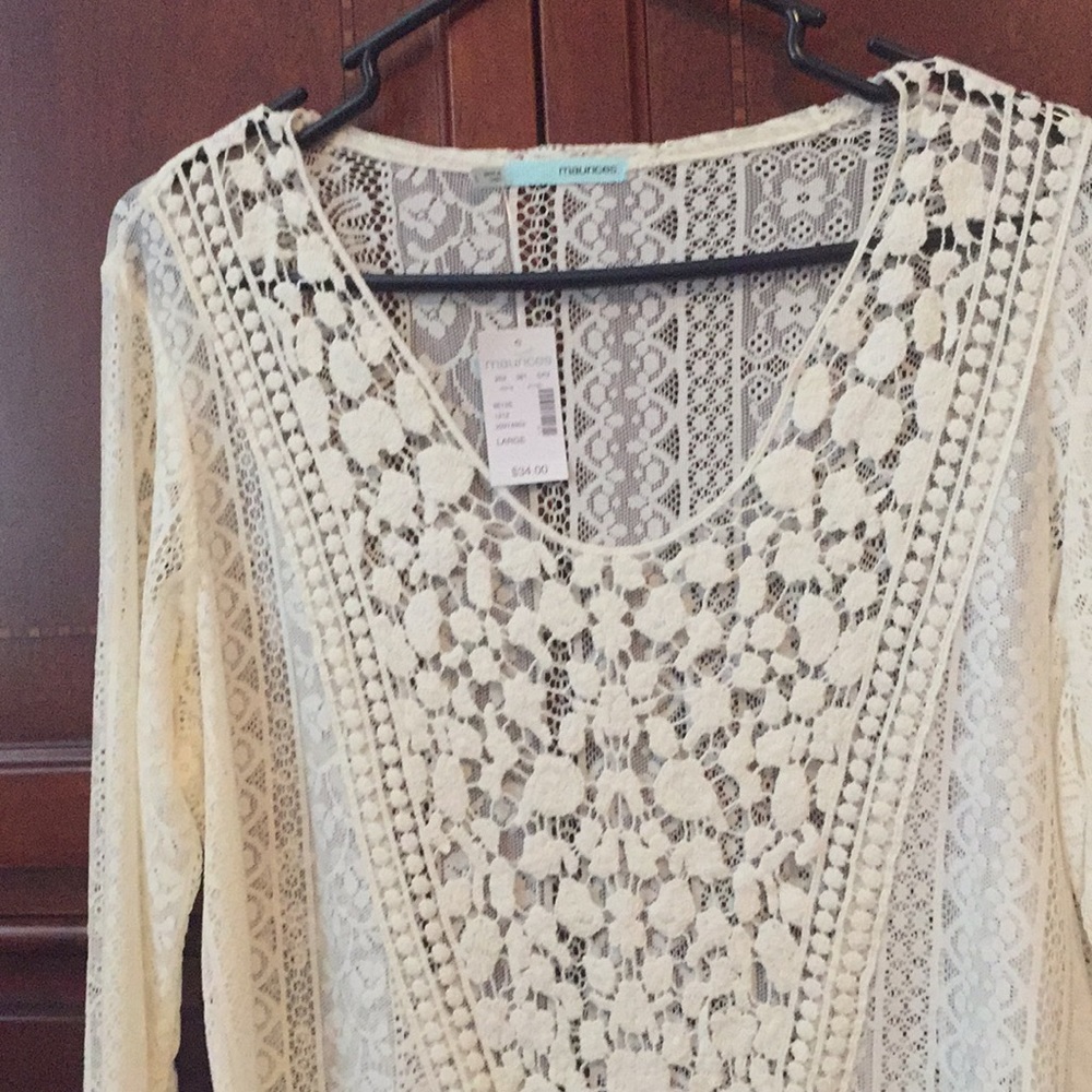 Brand new lace top